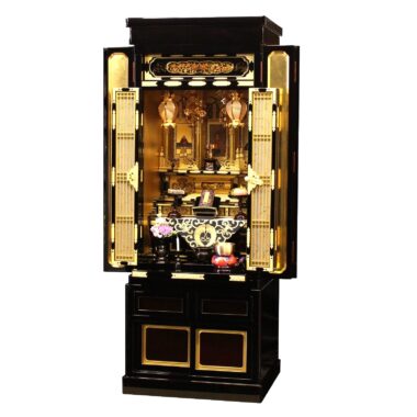 京型金仏壇  青蓮15号仏具付  浄土真宗本願寺派（西本願寺）