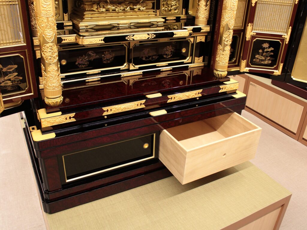高級仏壇　50号　黒檀　三法金　併願供養済み　　元値400万 家具調仏壇 遥 黒檀 | 創価学会仏壇＆仏具専門店 SGI仏壇