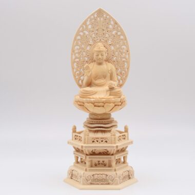 仏像 薬師如来坐像2.5寸 桧製