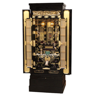 京型金仏壇 慈法20号 仏具付 真宗大谷派(東本願寺)幅65㎝高165㎝