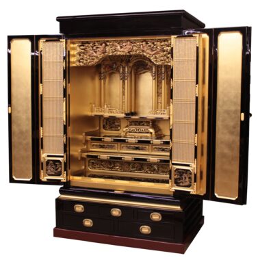 大型金仏壇  翠縁30号仏具付  幅111㎝高181㎝  浄土宗・融通念仏宗・真言宗・曹洞宗・天台宗・日蓮宗・禅宗用